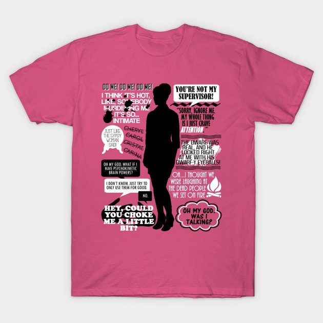 Archer - Cheryl Quotes T-Shirt by Fantality